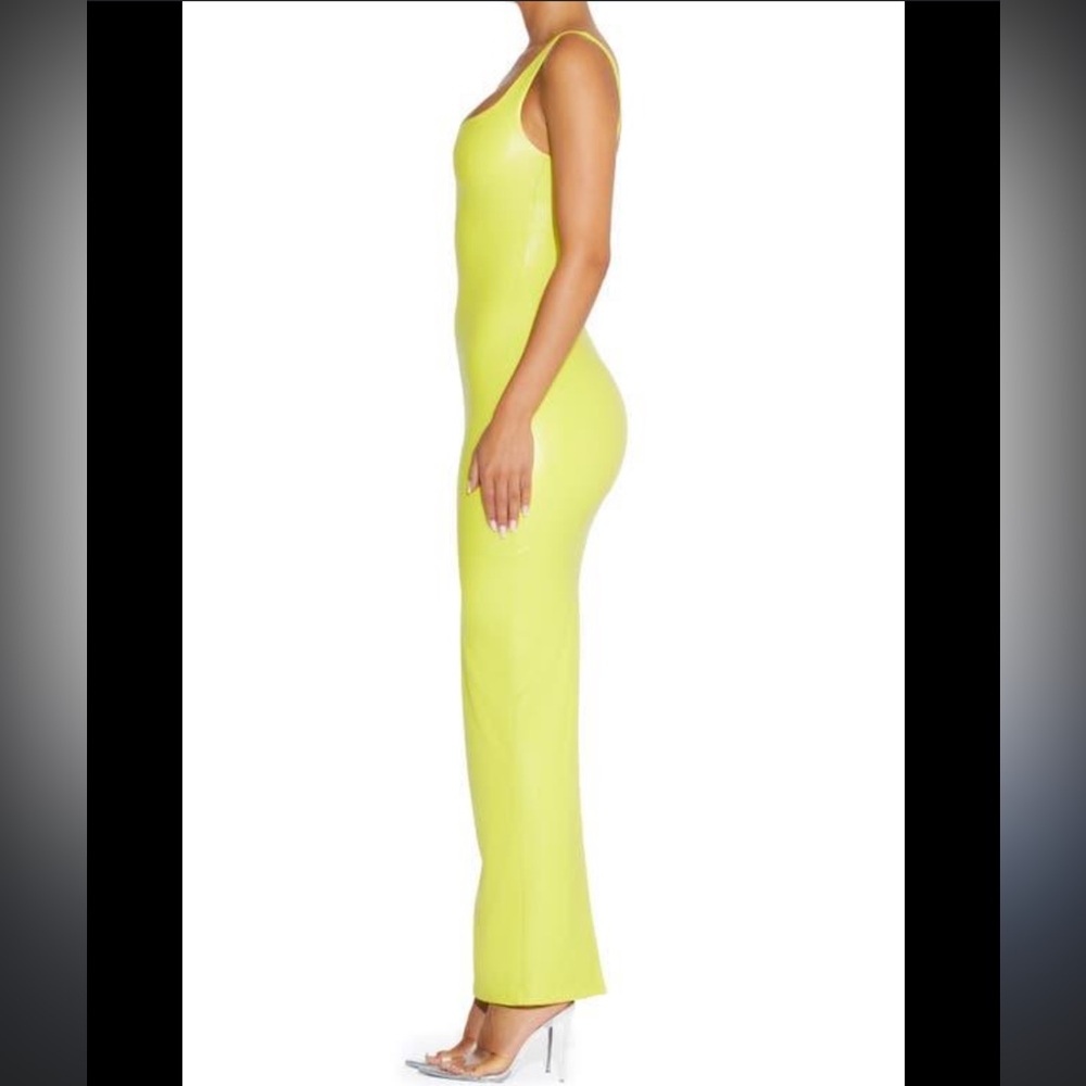 Naked Wardrobe All Faux it Maxi dress